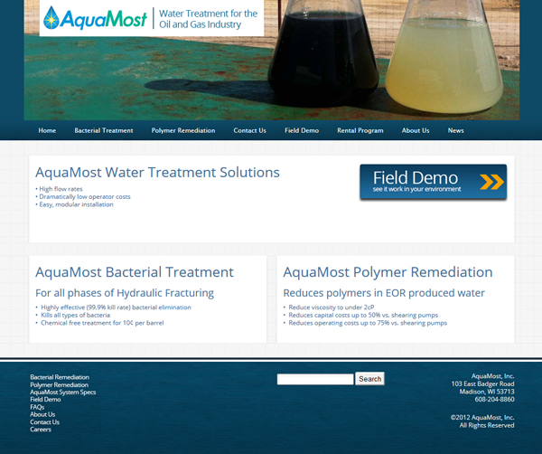 AquaMost Website